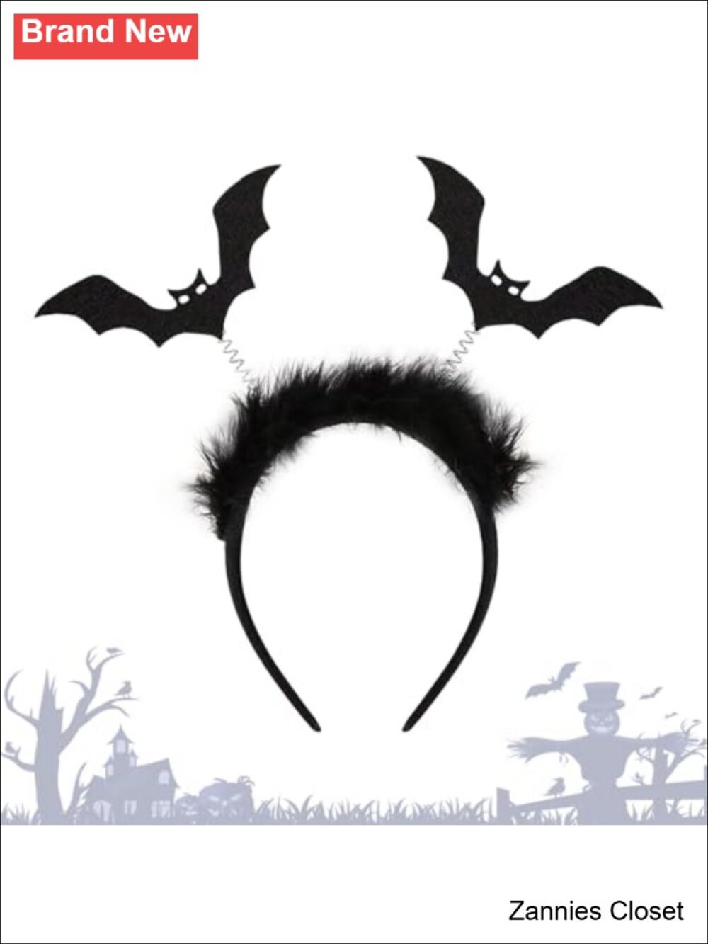 👻 DONCIDAY Bat Headband Halloween Wing Hat Cosplay Costume Accessory Nylon